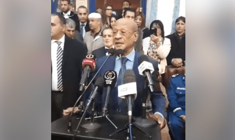 زوخ يشرف على تنصيب عبد الحيكم بطاش (فيديو)